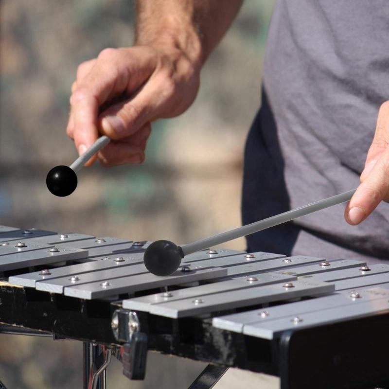 Picture Of Musical Instrument - 1 par mazos Marimba doble cabeza,