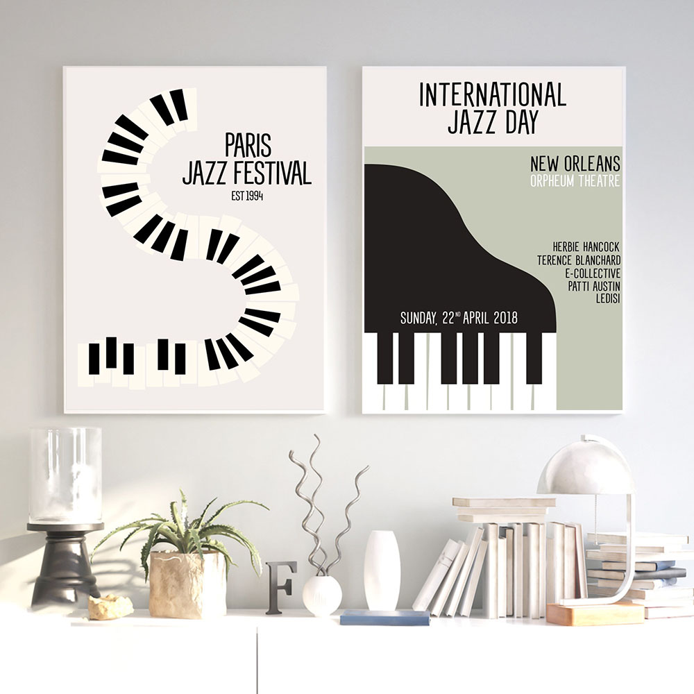 Galería Vintage lienzo pintura - Picture Of Musical Instrument reseña y precio