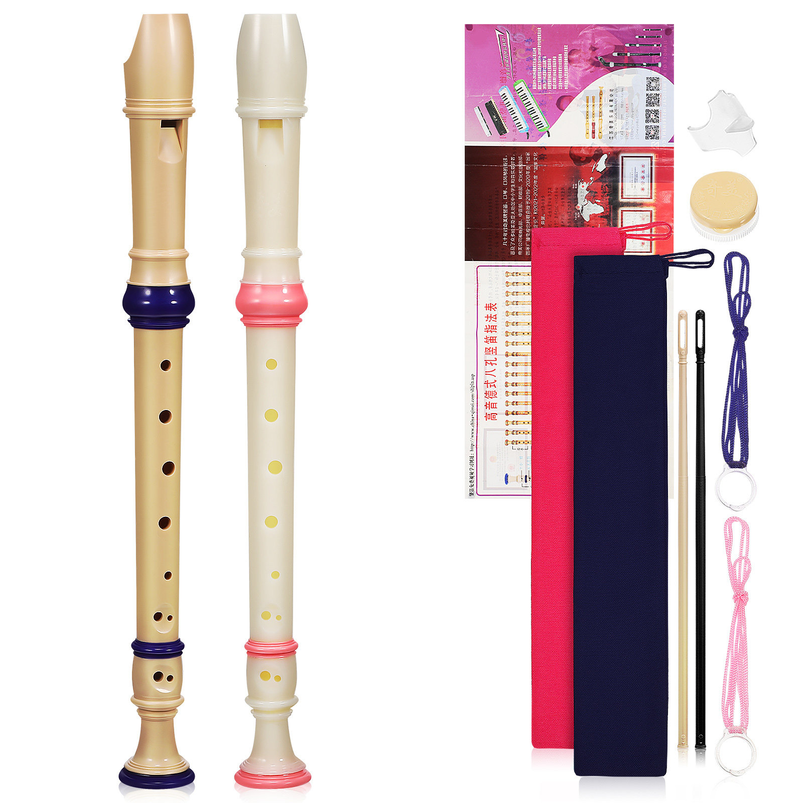Flauta de registro soprano, ju - Soprano Recorder Plastic reseña y precio