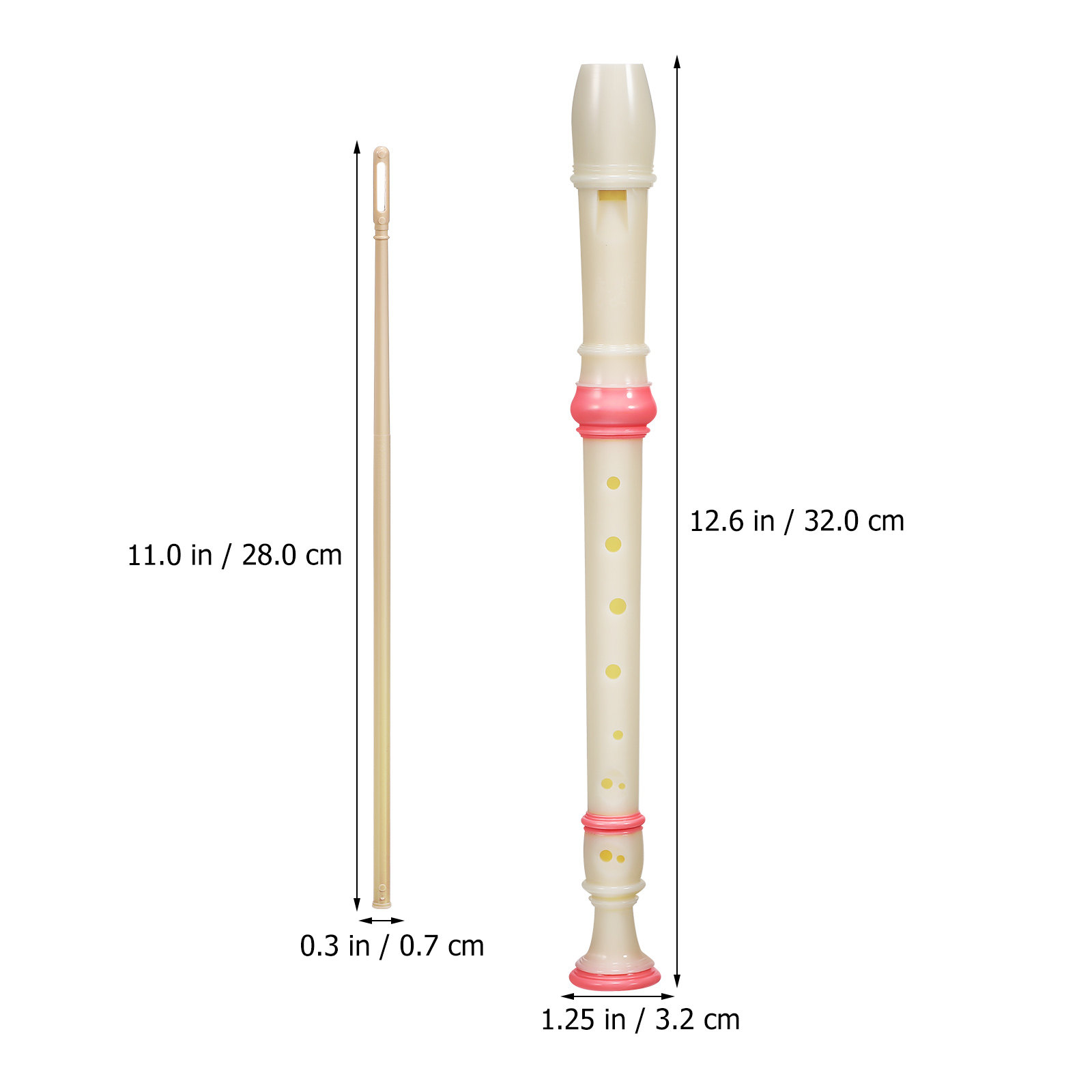 Flauta de registro soprano, ju - Soprano Recorder Plastic reseña y precio