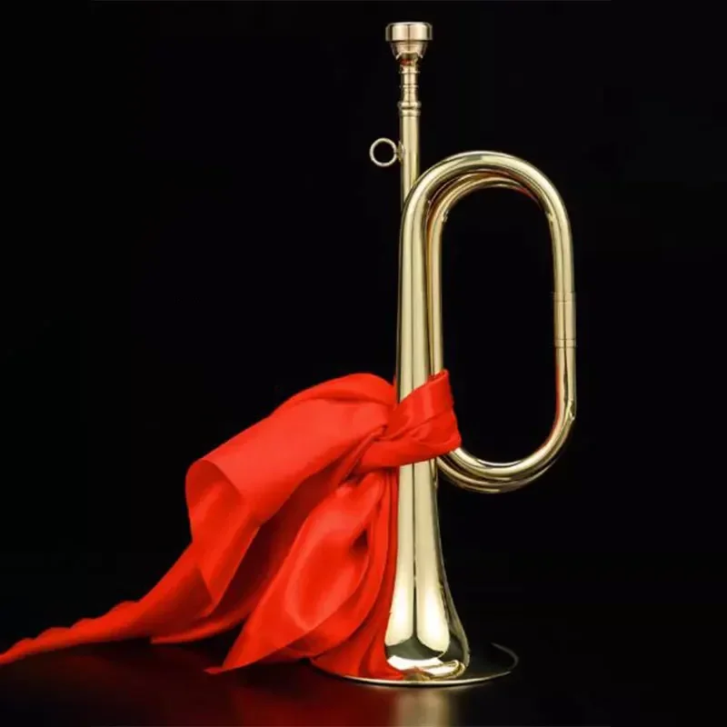 Trompeta de latón para niños p - Musical Instrument Bugle reseña y precio