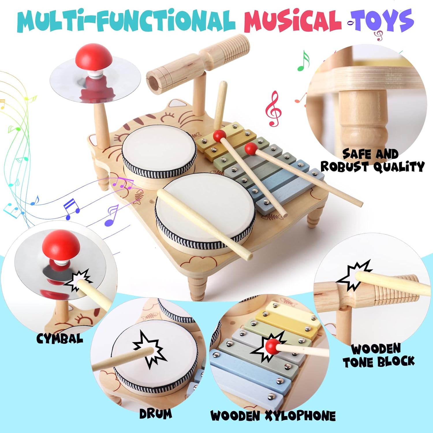 Juego de tambor de xilófono de - Musical Instrument Harmonium reseña y precio