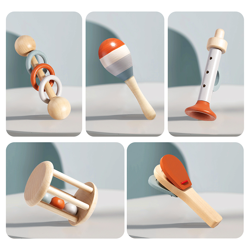 Juego de Sonajeros de Madera N - Musical Instrument Harmonium reseña y precio