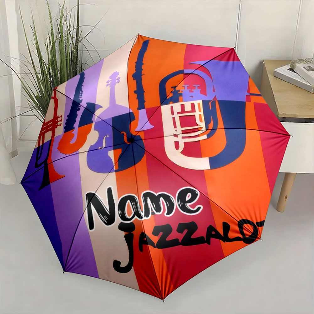 Paraguas con Nombre Personaliz - Musical Instrument And Names reseña y precio