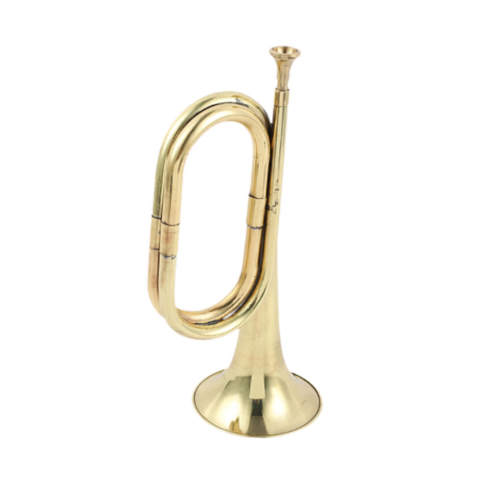 Trompeta de latón macizo para  - Musical Instrument Bugle reseña y precio