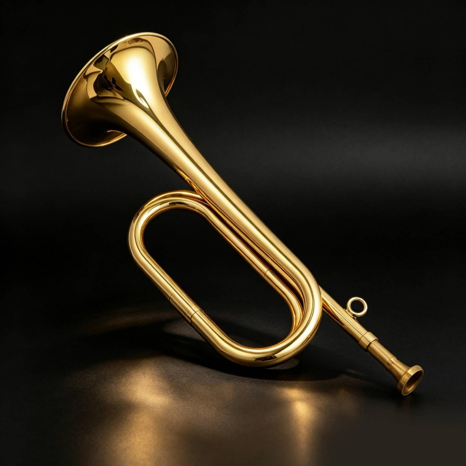 Mini Trompeta de Latón, Instru - Musical Instrument Bugle reseña y precio