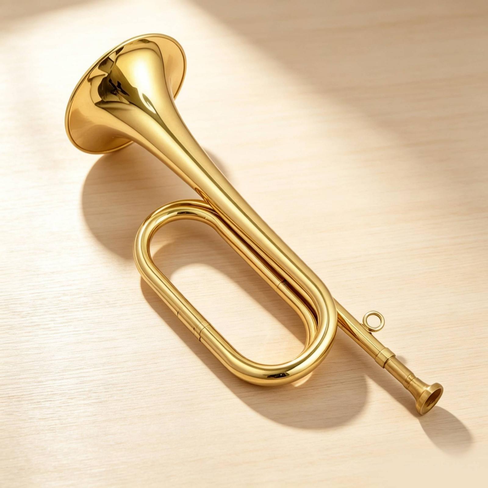 Mini Trompeta de Latón, Instru - Musical Instrument Bugle reseña y precio