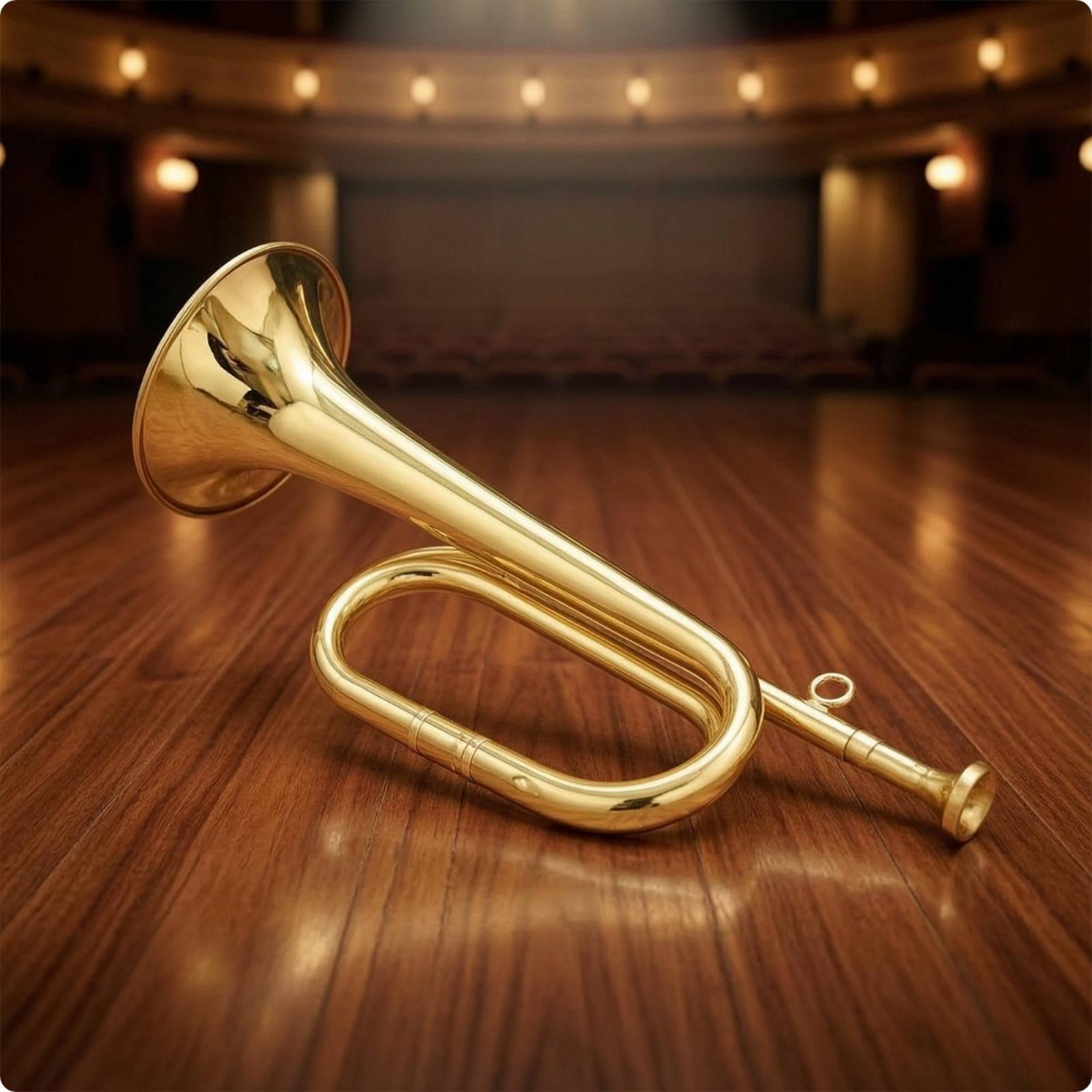 Mini Trompeta de Latón, Instru - Musical Instrument Bugle reseña y precio