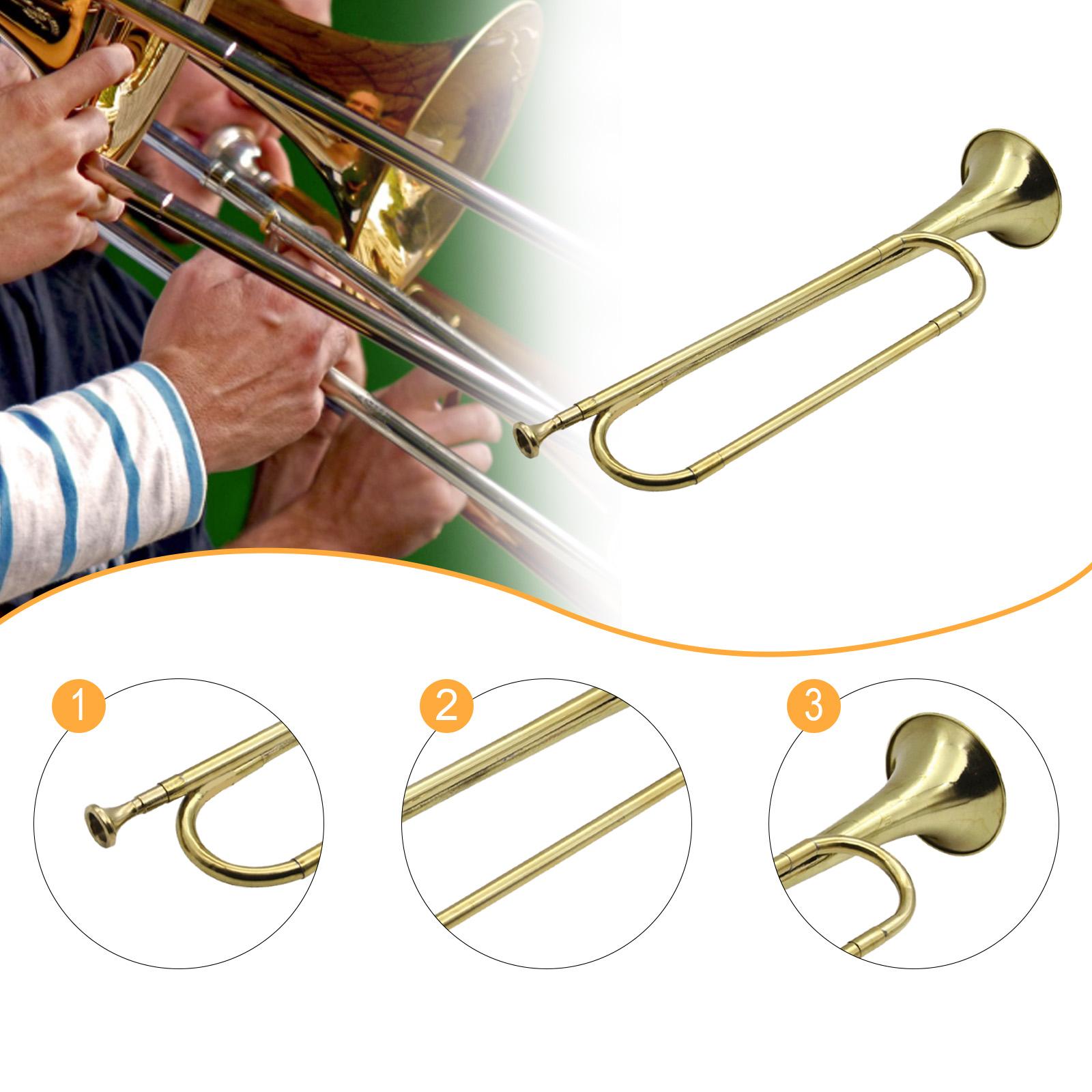 Trompeta de Latón, Trompa, Ins - Musical Instrument Bugle reseña y precio