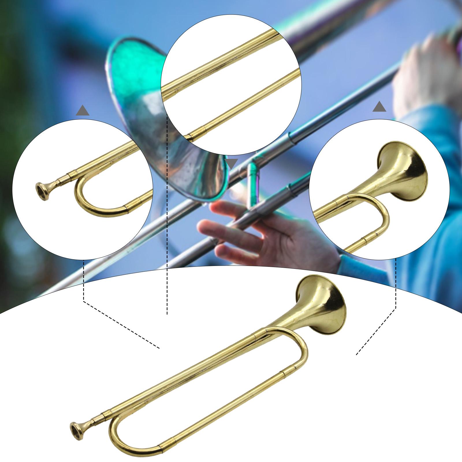 Trompeta de Latón, Trompa, Ins - Musical Instrument Bugle reseña y precio