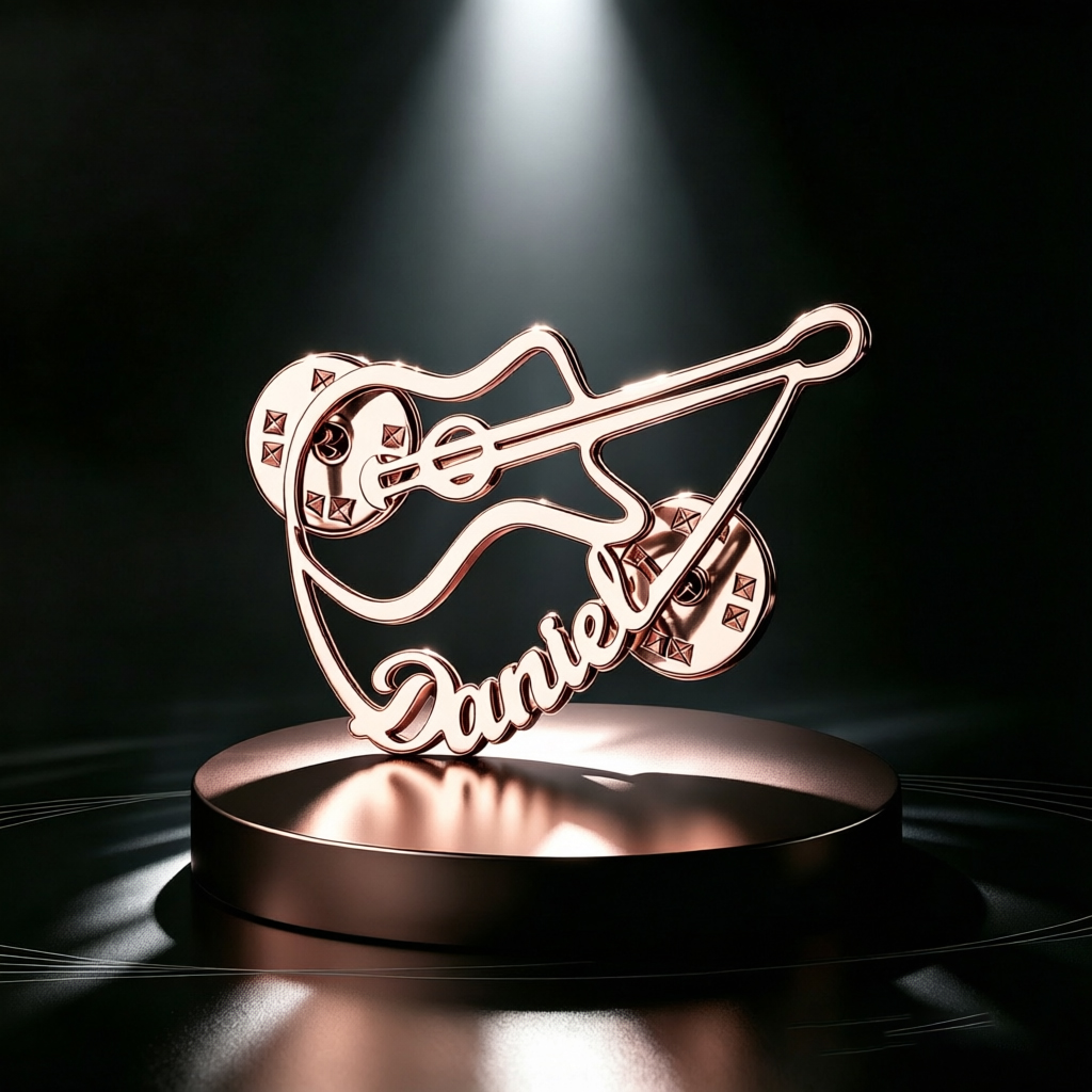 Broche de Violín Personalizado - Musical Instrument And Names reseña y precio