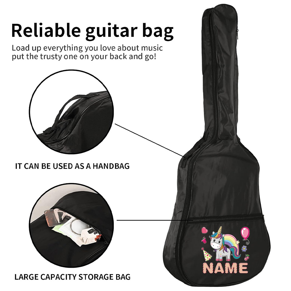 Bolsa de guitarra con nombre p - Musical Instrument And Names reseña y precio