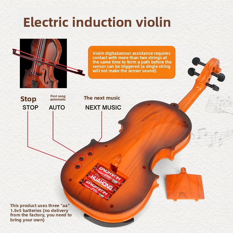 Juguetes de violín acústico, c - Musical Instrument Harmonium reseña y precio
