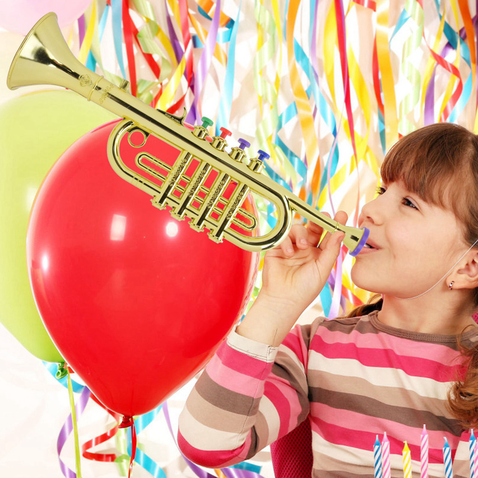 Trompeta para niños de plástic - Musical Instrument Harmonium reseña y precio