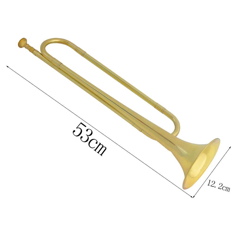 Trompeta de corneta retro SLAD - Musical Instrument Bugle reseña y precio