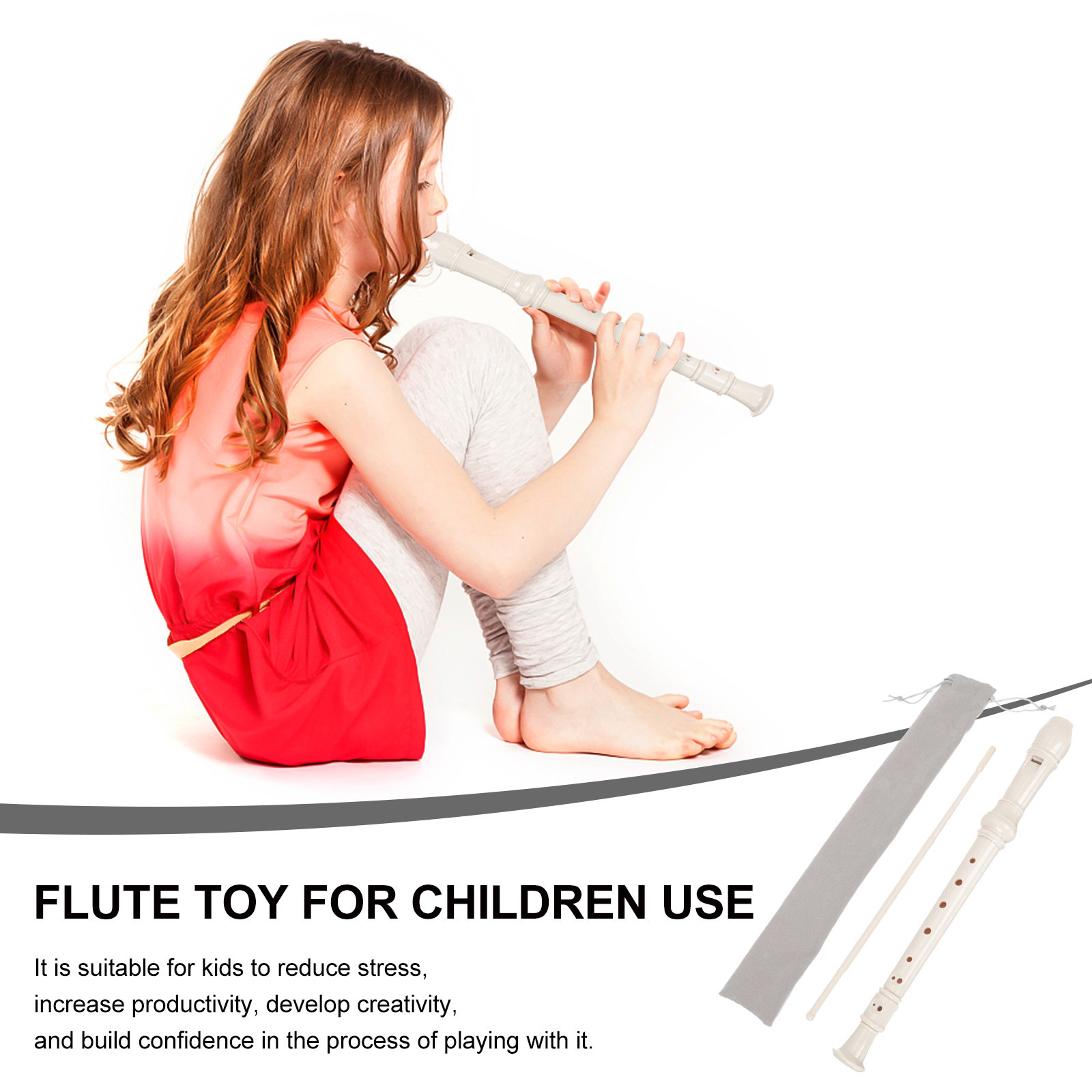 1 Juego de Clarinete de 8 Orif - Soprano Recorder Plastic reseña y precio
