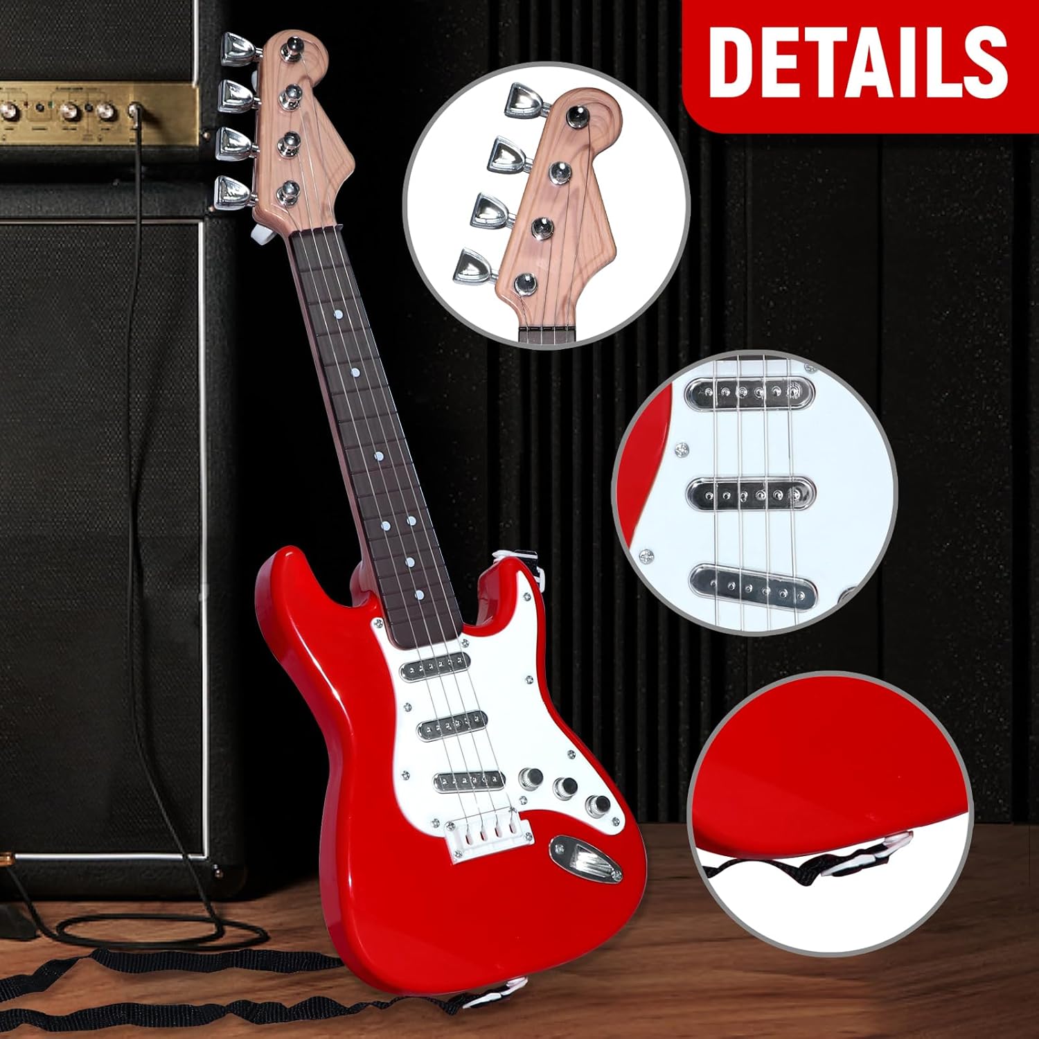 Guitarra eléctrica de juguete  - Musical Instrument Harmonium reseña y precio