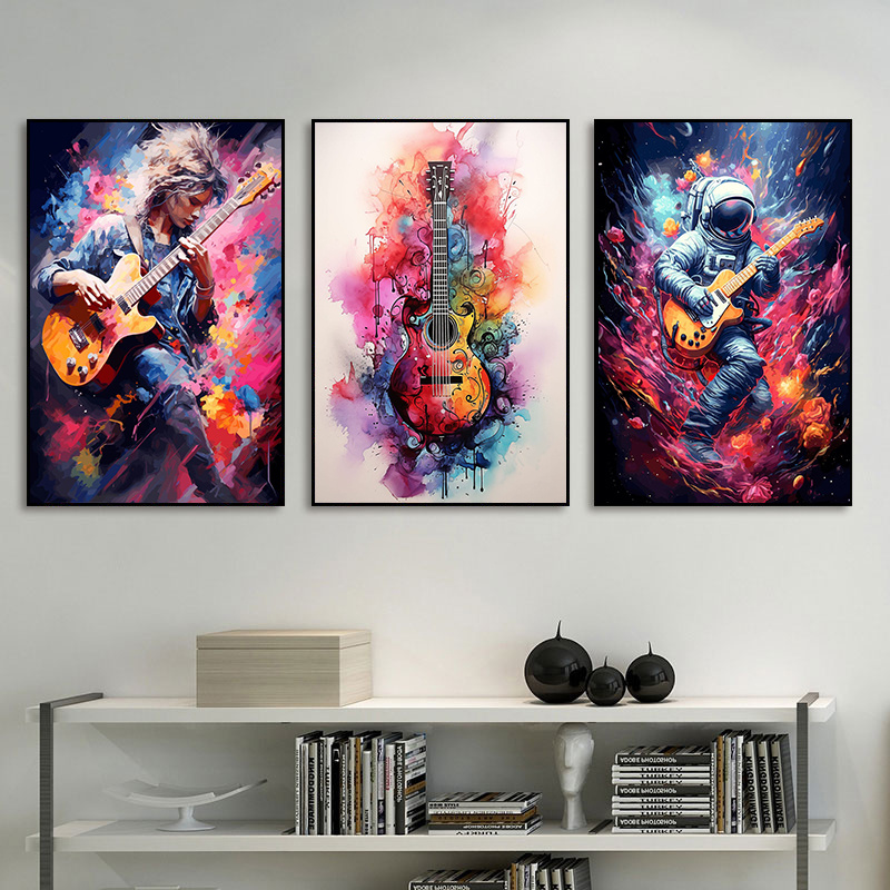 Cuadros sin Marco de Arte Abst - Picture Of Musical Instrument reseña y precio