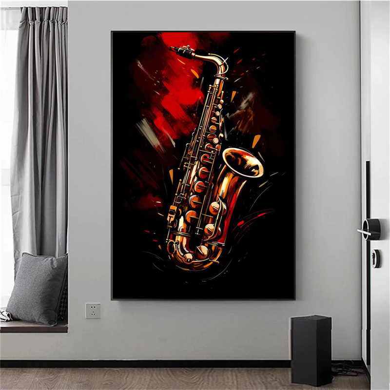 Cuadros sin Marco de Arte Abst - Picture Of Musical Instrument reseña y precio